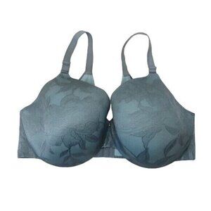 Cacique Women's Lightly Lined Full Coverage Bra Size US:44DDD- Pale Green-Floral